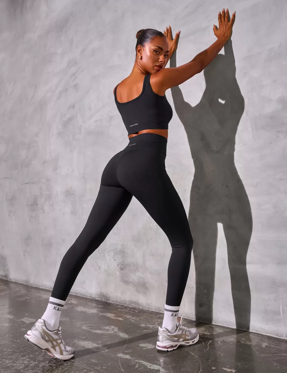 Fashion Public Desire Kaiia Sculpt Leggings Black