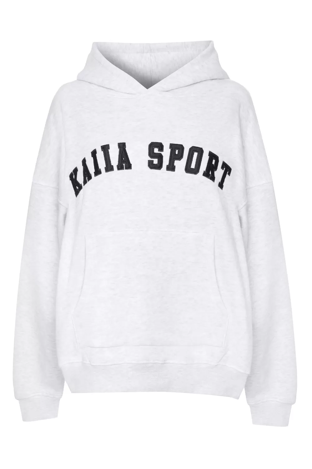 Best Sale Public Desire Kaiia Sport Oversized Hoodie Light Marl Grey