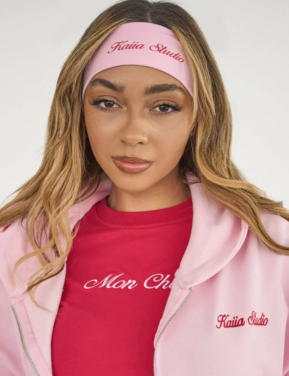 Best Sale Public Desire Kaiia Studio Headband Baby Pink