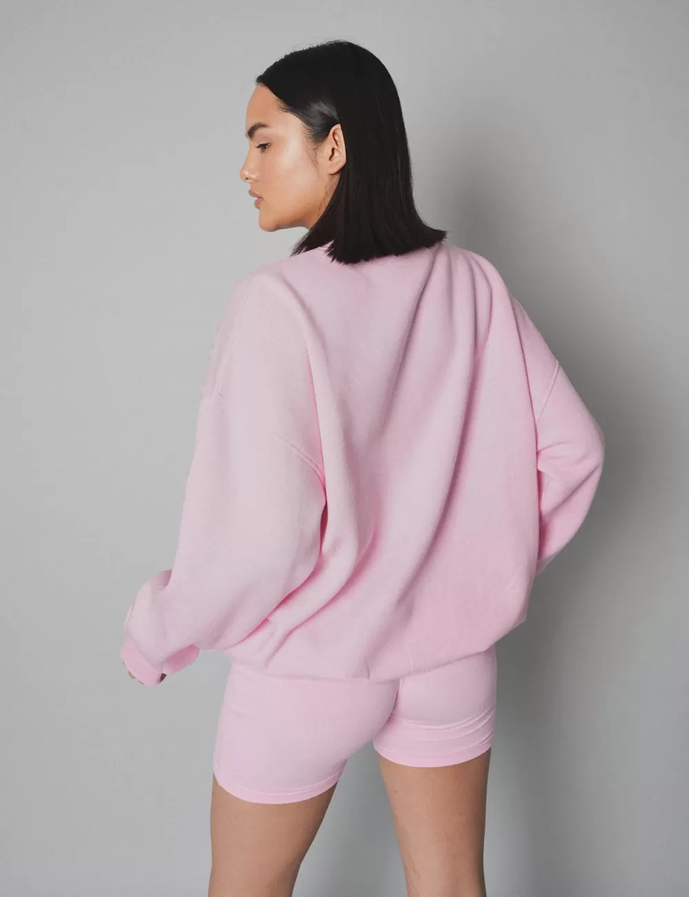 Sale Public Desire Kaiia the Label Logo Sweatshirt Pink