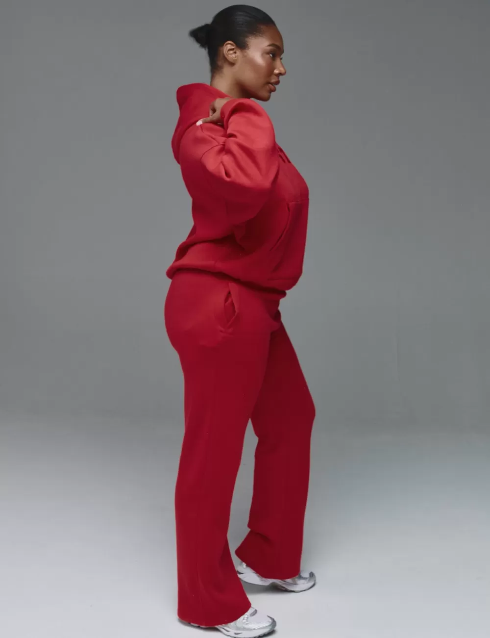 Cheap Public Desire Kaiia Wide Leg Joggers Red