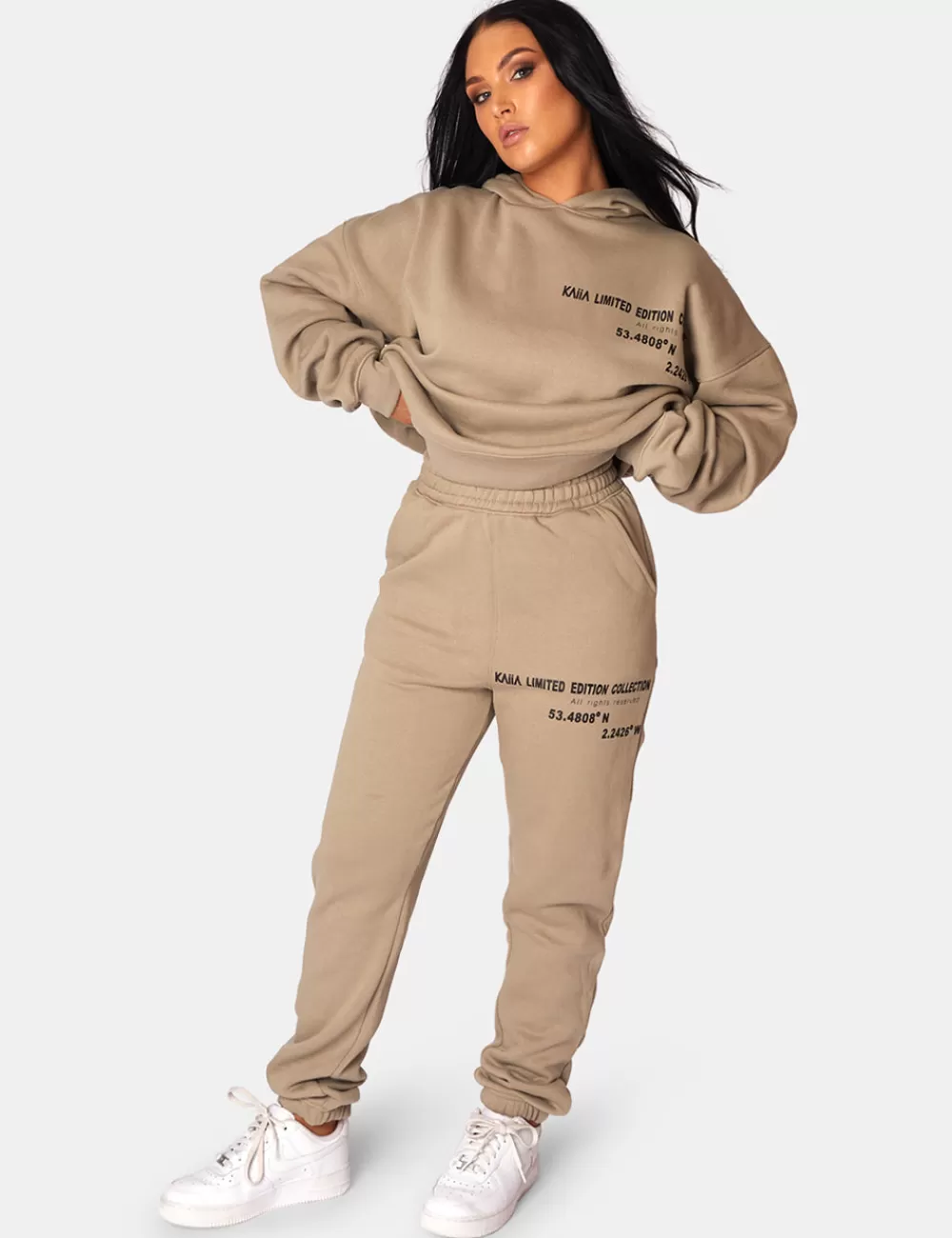 Best Sale Public Desire Oversized Fit Printed Joggers Elm Green
