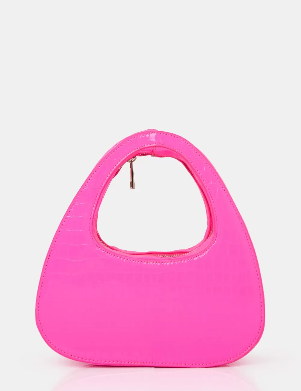 Online Public Desire The Arch Bright Croc Grab Bag Pink