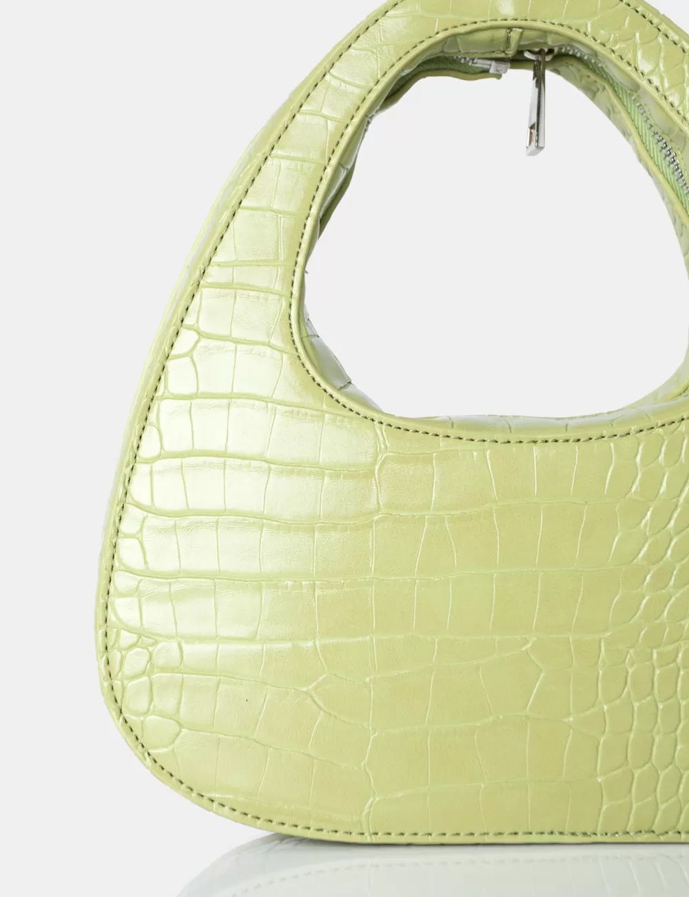 Store Public Desire The Arch Soft Croc Grab Bag Green