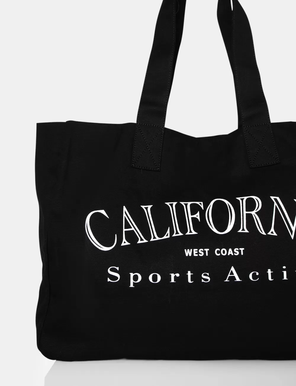 Best Public Desire The California Oversized Canvas Tote Bag Black